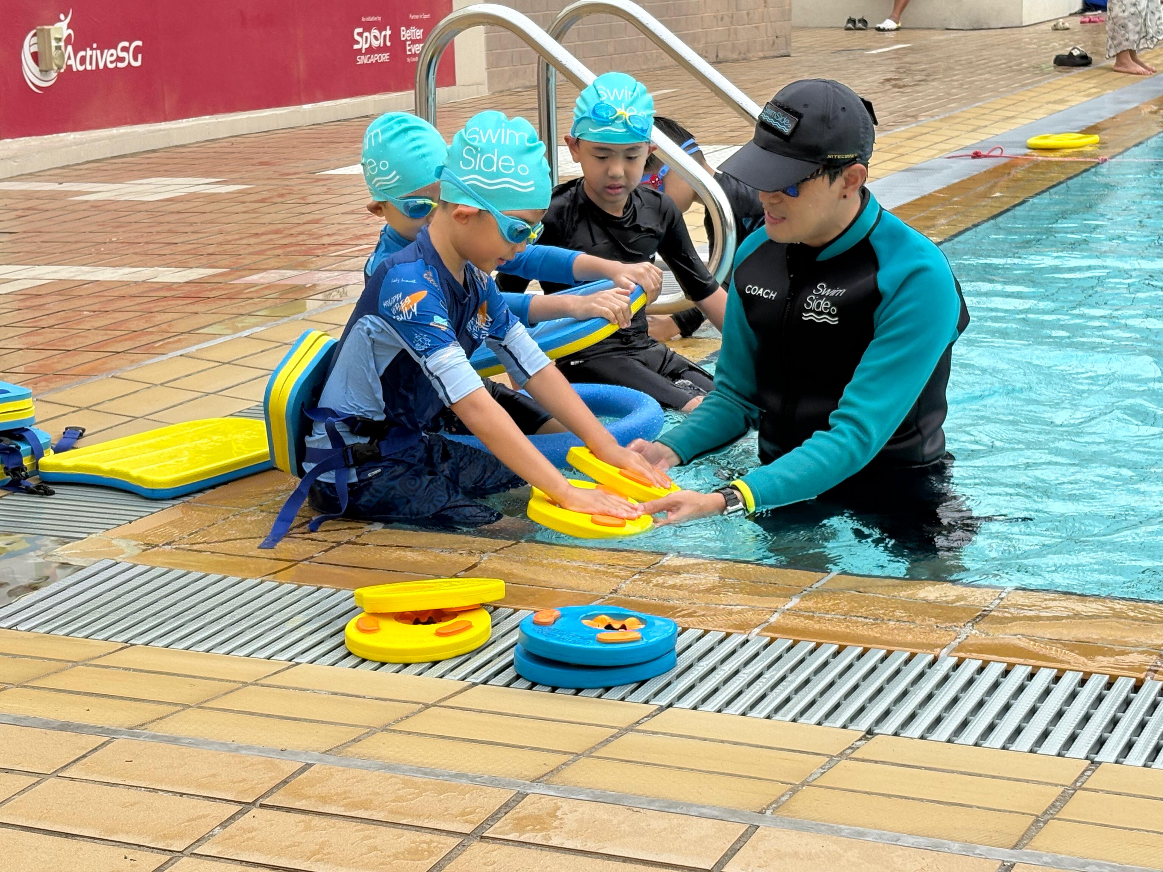 Kids swimming lessons at The Swim Side